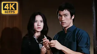 Bruce Lee Fight Scene in The Way of the Dragon HD 4k Rescuing Ms. Chen