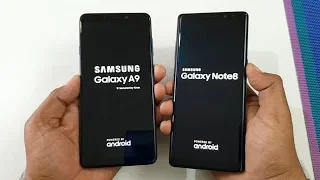 Samsung A9 (2018) vs Samsung Note 8 Speed Test | Camera Comparison & Ram Management Test