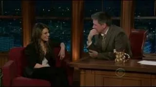 Mila Kunis Late Late Show Craig Ferguson 2011