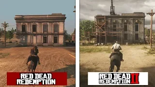 Red Dead Redemption 2 | New Austin Map Comparison | RDR 1 vs RDR2 Evolution