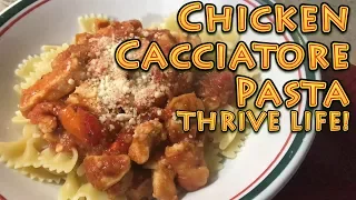 Chicken Cacciatore Pasta THRIVE LIVE Recipe