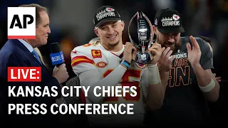 Kansas City Chiefs hold press conference ahead of Super Bowl (Full)