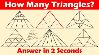 Counting Number of Triangles | Mental Ability | Best Tricks for Mathematical Reasoning | Public Exam