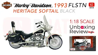 Harley Davidson 1993 FLSTN Heritage Softail 1:18 scale Diecast Motorcycle by Maisto - Dnation