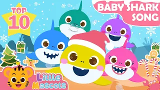 Baby Shark + Baa Baa Black Sheep + More Little Mascots Nursery Rhymes & Kids Songs