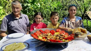 ОДИН ДЕНЬ В АЗЕРБАЙДЖАНСКОЙ ДЕРЕВНЕ - Сельская жизнь в деревне Азербайджана | Деревенская кухня