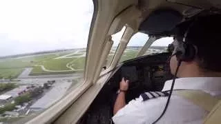 Jacksonville to West Palm Beach in 6 minutes, Falcon 900LX cockpit!