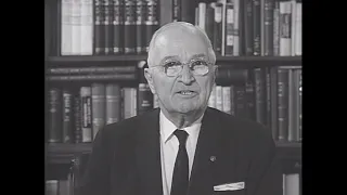 MP2002-472  Former President Truman Recalls President-Elect Eisenhower's Inaugural Snub