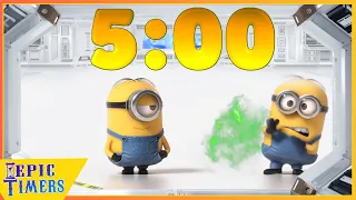 5 minute minions timer with music... and farts