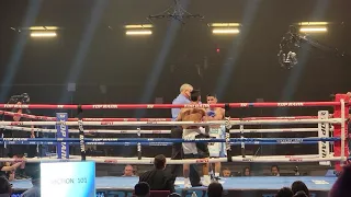 Último Round (4) Floyd Diaz vs Jaime Jasso / Ganador Cash Flow #LomachenkoNakatani #boxeolv