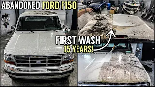 Disaster Barnyard Find | Extremely Dirty Ford | First Wash In 15 Years | Car Detailing Restoration