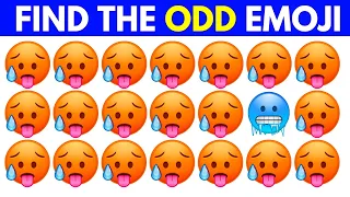 Find The Odd Emoji | Find The Odd One Out | Emoji Quiz😇😊 | Easy, Medium, Hard & Impossible #20