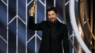 Christian Bale Thanks Satan in Globes Speech for Inspiring His Role as Dick Cheney