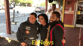 Gervonta Davis Lunch With Adrien Broner