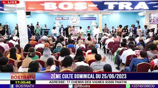 2ÈME CULTE DOMINICAL DU 25/06/2023