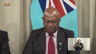 Fiji's Prime Minister Hon. Sitiveni Rabuka on the Government's Back to School initiative for 2023