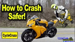 Motorcycle Crash Techniques to Avoid Injury! | MotoVlog