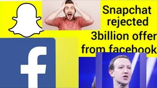 Snapchat rejected 3 billion offer from facebook🔴#shorts  #thinktwicebefore  #thinktwicebeforeshorts🔴