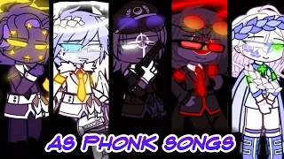 Every organization I've made so far, As phonk songs || Gacha x Countryhumans ||