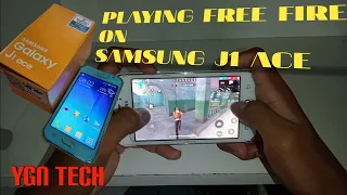 PLAYING FREE FIRE ON SAMSUNG J1 ACE