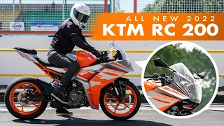 NEW 2022 KTM RC 200 Review! TRACK READY?