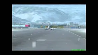 FS2004 B737-500 Landing ll Innsbruck LOWI [ HD ]