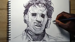 Let's Sketch LEATHERFACE | DeMoose Art