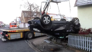 Spektakulärer Verkehrsunfall in Hameln