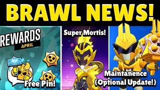 BRAWL NEWS! - Free Ragnarok Pin, New Super Mortis Skin & More!