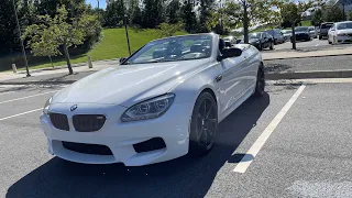 BMW M6 Competition Convertible at the Marine Corps Museum Quantico,  Virginia. Semper Fidelis