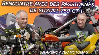 La Suzuki 750 GT sous toutes ses formes - Un Apéro avec Moto Magazine