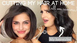 Cutting My Hair Short Again (At Home Tutorial w/ my stylist)