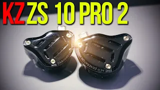 KZ ZS 10 Pro 2 обзор гибридных наушников - Техничные и энергичные!