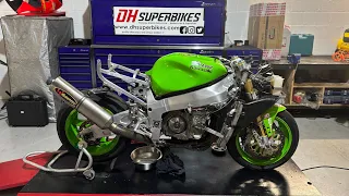 Kawasaki ZX7RR 750cc Superbike Racebike Trackbike BSB  WSBK Factory Hawk Racing @dhsuperbikes