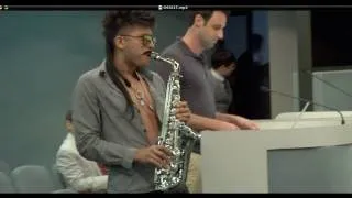 Sexy Sax Man Surprises the Mayor at Miami Beach City Hall