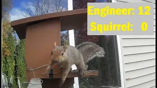 Keeping Squirrels Off My Birdfeeder with an Electric Fencer