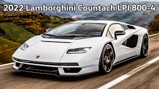 2022 Lamborghini Countach LPI-800 4 First Time on Public Roads!