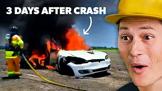 Why Tesla Fires are Impossible to Put Out