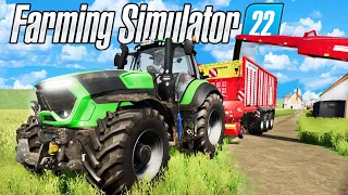 I Spent 24 Hours On A Flat Map With $0... 🚜 Ep. 16 👉 Farming Simulator 2022