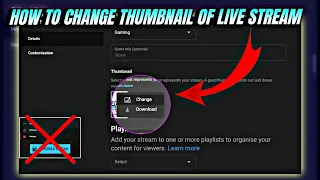 How to add Thumbnail in live stream by Android (android / ios)😍| New trick #livestream