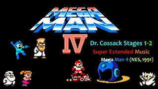 Mega Man 4 (NES) - Dr. Cossack Stages 1-2 (Extended Music)