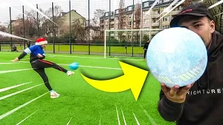 HÄRTESTE FUßBRUCH FUßBALL CHALLENGE *EISBALL*