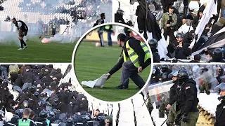 Tuča Grobara i policije, hapšenje navijača, letele stolice: Opšti haos na meču Čukarički - Partizan