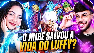 REACT Luffy, Zoro, Sanji & Jinbe (One Piece) - Quarteto Monstro | M4rkim