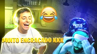 CORINGA REAGINDO A SMZINHO DANDO RAGE