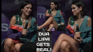 Dua Lipa talks with a "New Rules" album