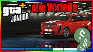 GTA+ Vorteile im Januar 2024 | Gratis Fahrzeug, Outfits, Rabatte und mehr!