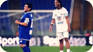 Ronaldinho vs Amigos de Maradona & Totti ● Jogo pela Paz ● 12/10/16