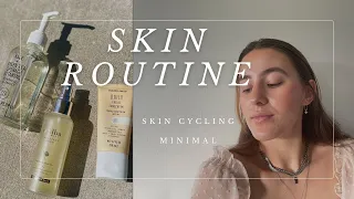 My Skincare Routine🌷morning & night, skin cycling, acne prone