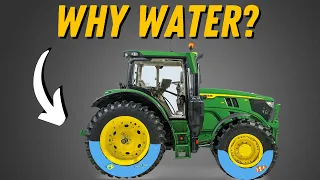 Why Some Tractor Tires is Filled With Water?